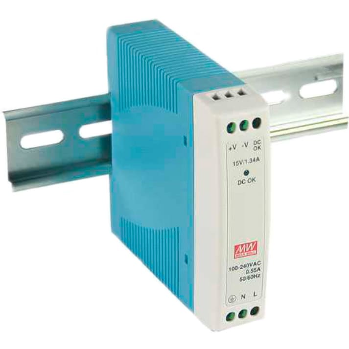meanwell-10w-15v-dc-0-67a-ray-montaj-guc-kaynagi-perpaexpo-1.jpg MEANWELL MDR 10 15 Ray Montaj Güç Kaynağı - Görsel 1