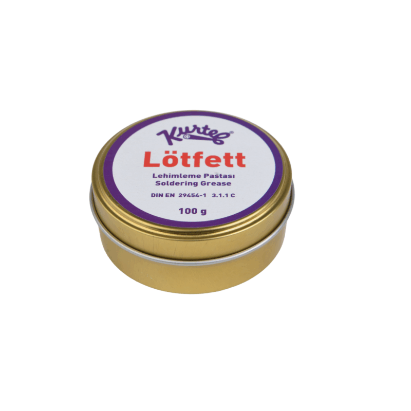 Kurtel 100 Gr. Lötfet Lehim Pastası, elektronik devreler ve hassas uygulamalarda güçlü ıslatma özelliği, oksitlenme önleme ve güvenli kullanım avantajı sunar.